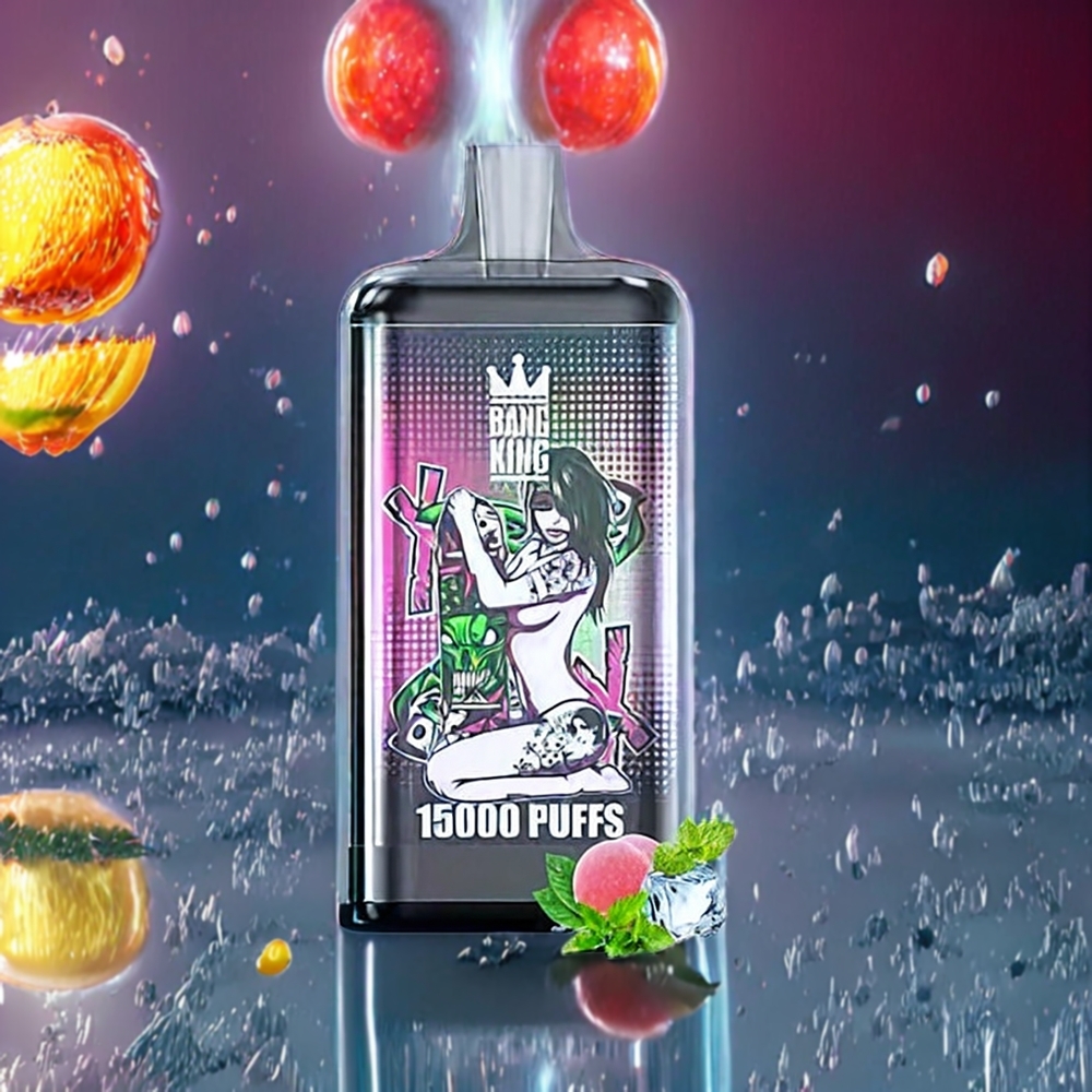 Bang King 15000 Puffs Disposable Vape – 21ml E-Liquid, 5% Nicotine, Colorful Design | Australia Wholesale