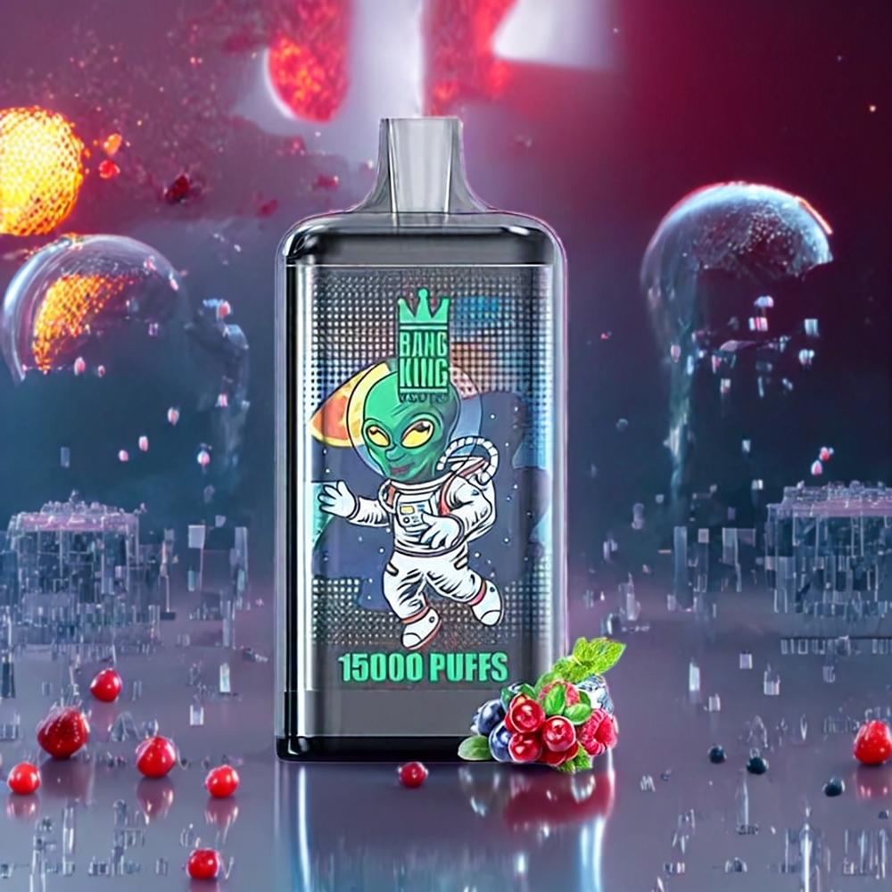Bang King 15000 Puffs Disposable Vape – Triple Berry Ice (21mL, 550mAh) | Australia Wholesale