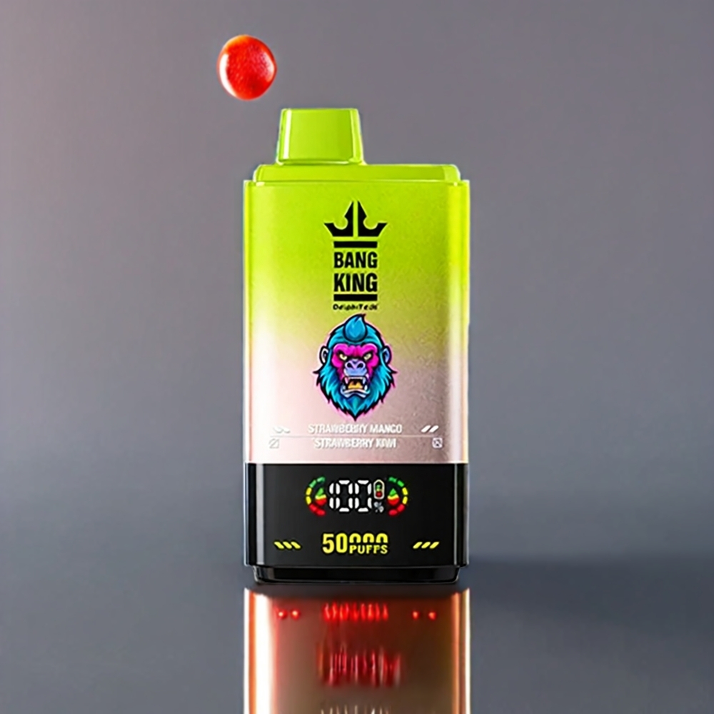 Bang King 50000 Disposable Vape – 50ML 850mAh Mesh Coil, Strawberry Mango Kiwi | Australia Wholesale
