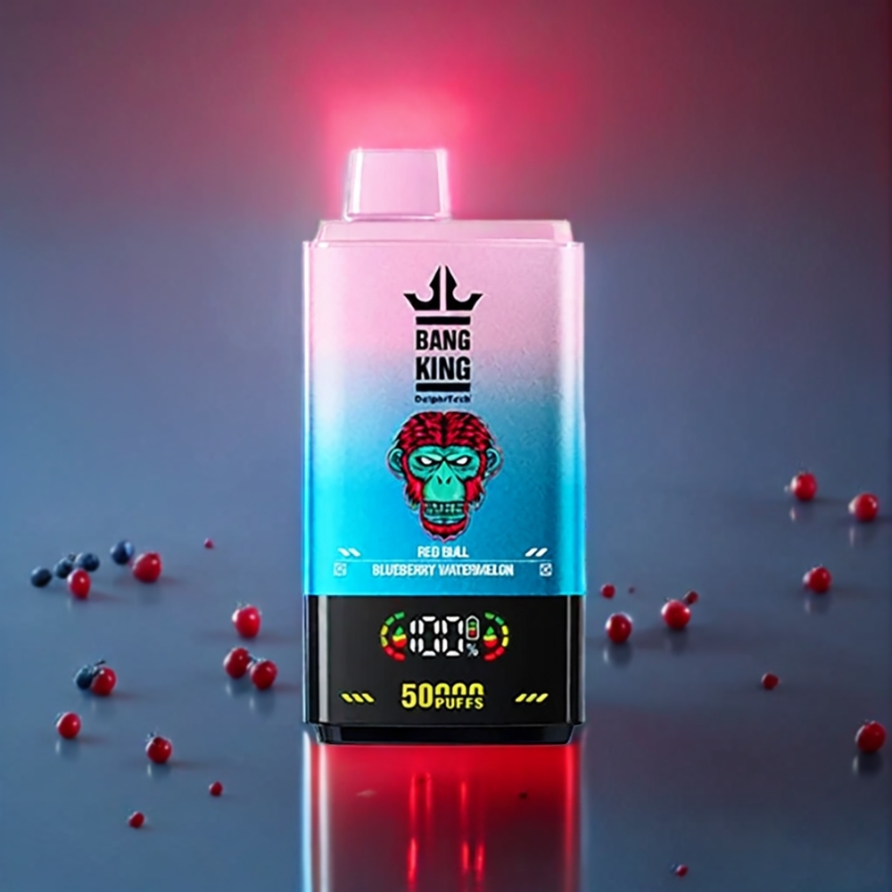 Bang King 50000 Disposable Vape – 50ml | 850mAh | Type-C | Australia Wholesale | Red Bull Blueberry Watermelon