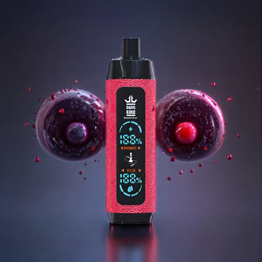 Bang King Shisha 25000 Puffs Disposable Vape – 30ml E-Liquid, 650mAh Battery, Type-C Charging (Australia Wholesale) – Bad Blood
