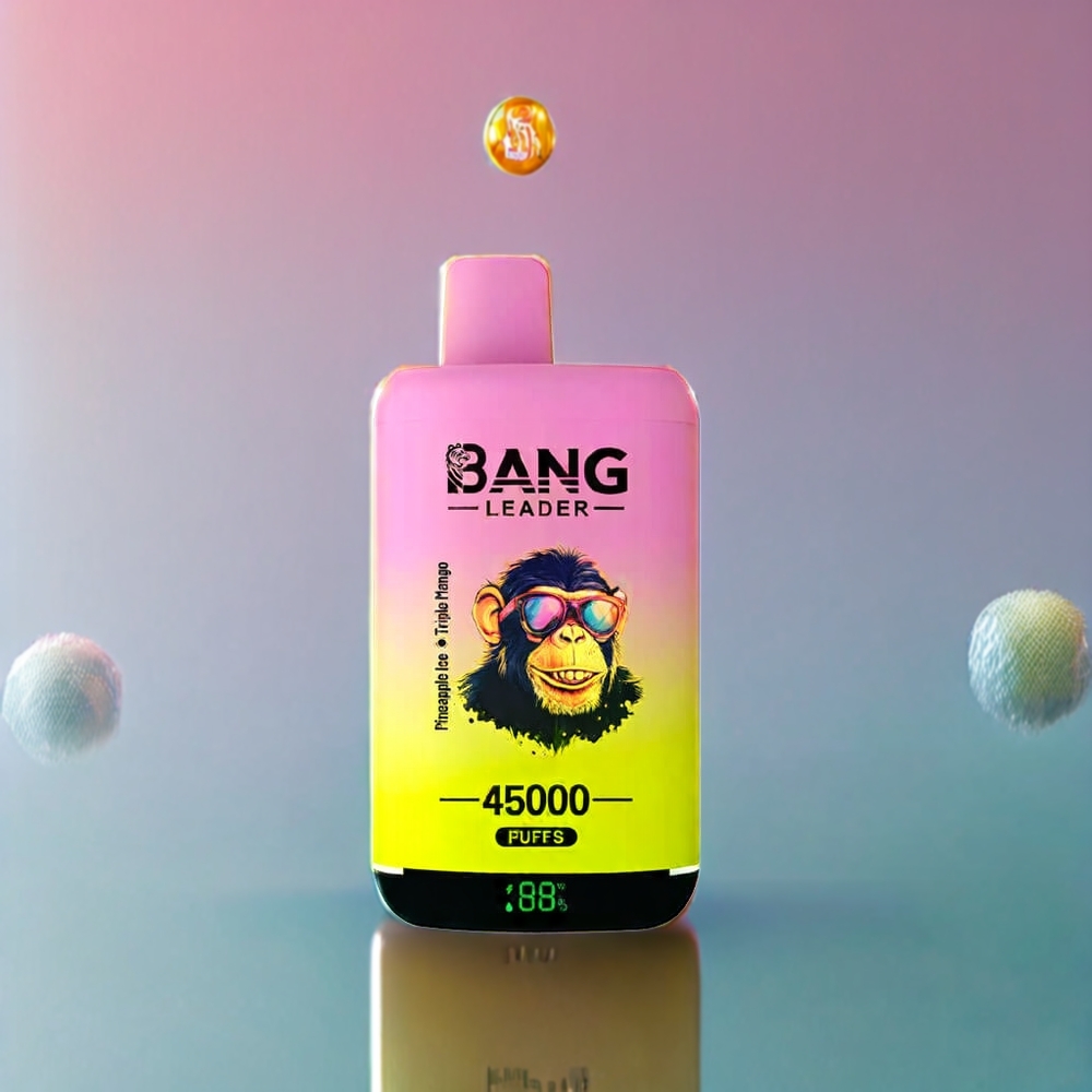 Bang Leader 45000 Puffs Disposable Vape – Dual Flavor, Smart Screen, Australia Wholesale
