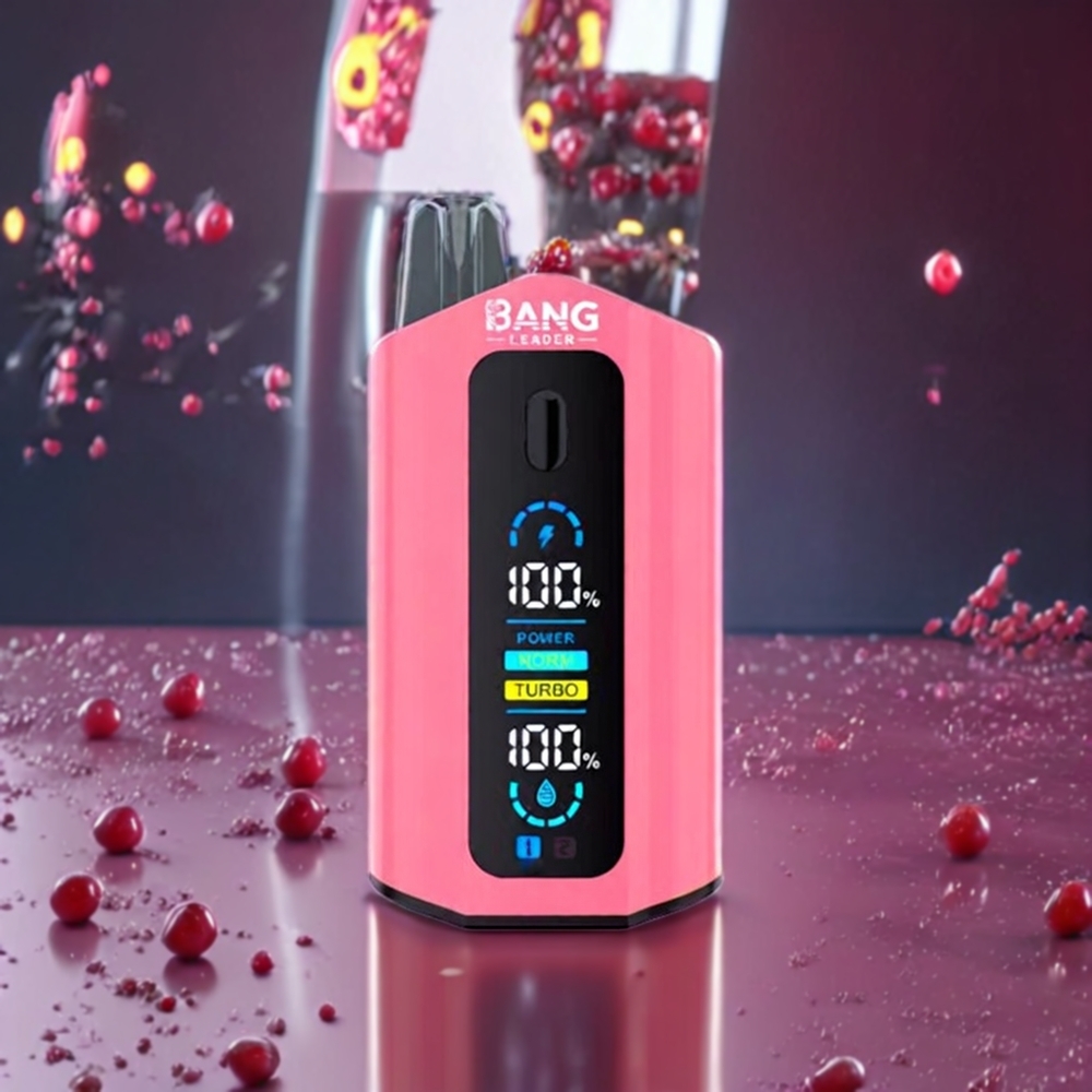Bang Leader 50000 Puffs Disposable Vape – 13400mAh Battery & 2-in-1 Flavors | Australia Wholesale (Cherry Cola Pink Lemonade)
