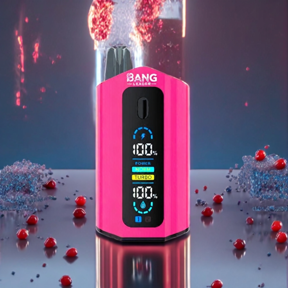 Bang Leader 50000 Puffs Disposable Vape – 36mL E-Liquid, 13400mAh Battery, Australia Wholesale (Blueberry Raspberry Lemonade, Strawberry Raspberry Cherry Ice)