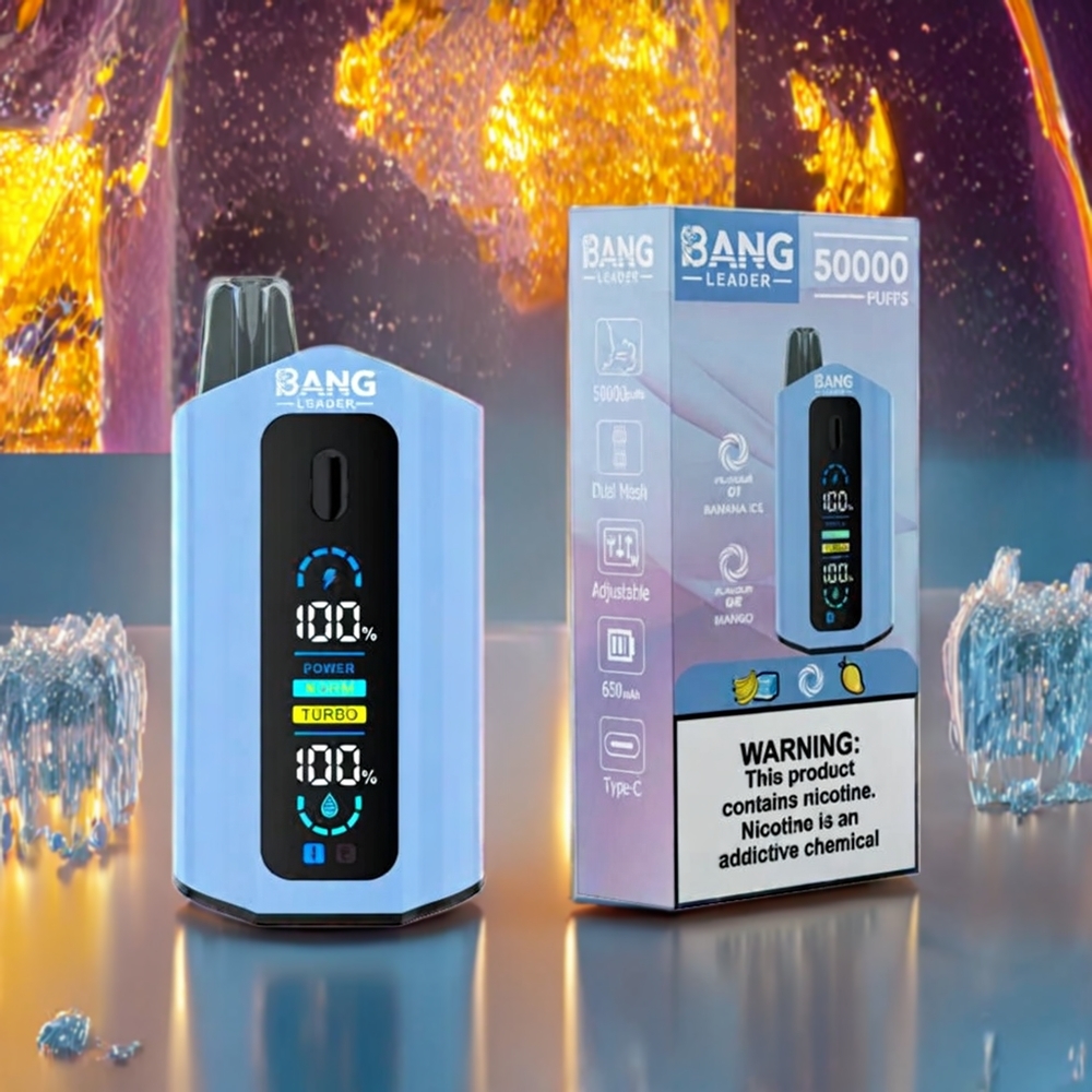 Bang Leader 50000 Puffs Disposable Vape - 36mL E-liquid, 13400mAh Battery, Type-C Charging (Australia Wholesale)