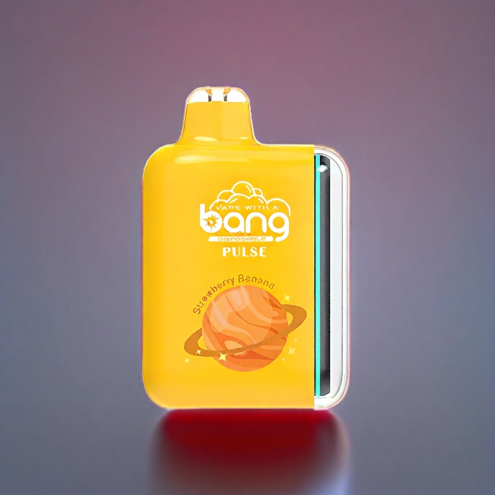 Bang Pulse 18000 Puffs Disposable Vape – 26mL E-liquid, Type-C Charging, Mesh Coil (Strawberry Banana) | Australia Wholesale