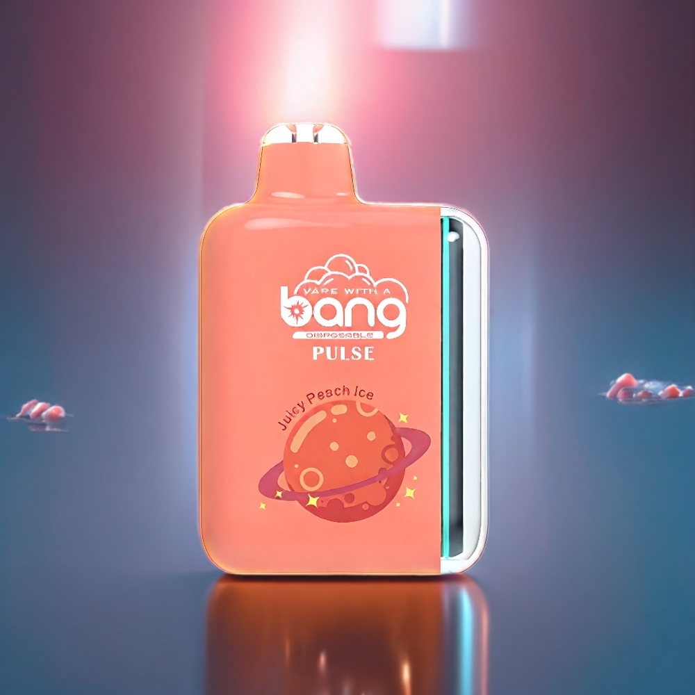 Bang Pulse 18000 Puffs Disposable Vape - Type-C Charging, 650mAh Battery, Juicy Peach Ice (0%-5% Nicotine) | Australia Wholesale