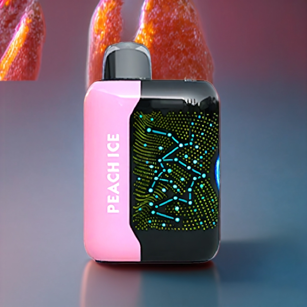 Bang Starry 25000 Puffs Disposable Vape – 28ml E-Liquid, 800mAh Battery, Type-C Fast Charging (Peach Ice) | Australia Wholesale