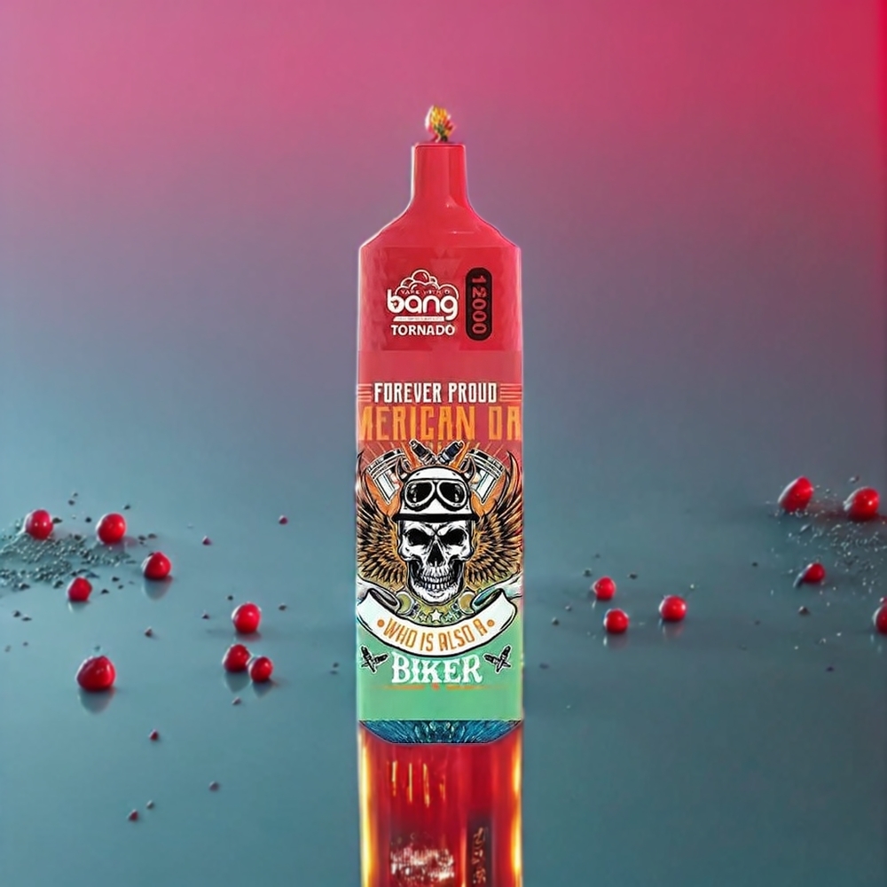 Bang Tornado 12000 Puffs Disposable Vape – 23mL E-Liquid, 650mAh Battery (0%-5% Nicotine) | Raspberry Watermelon | Australia Wholesale