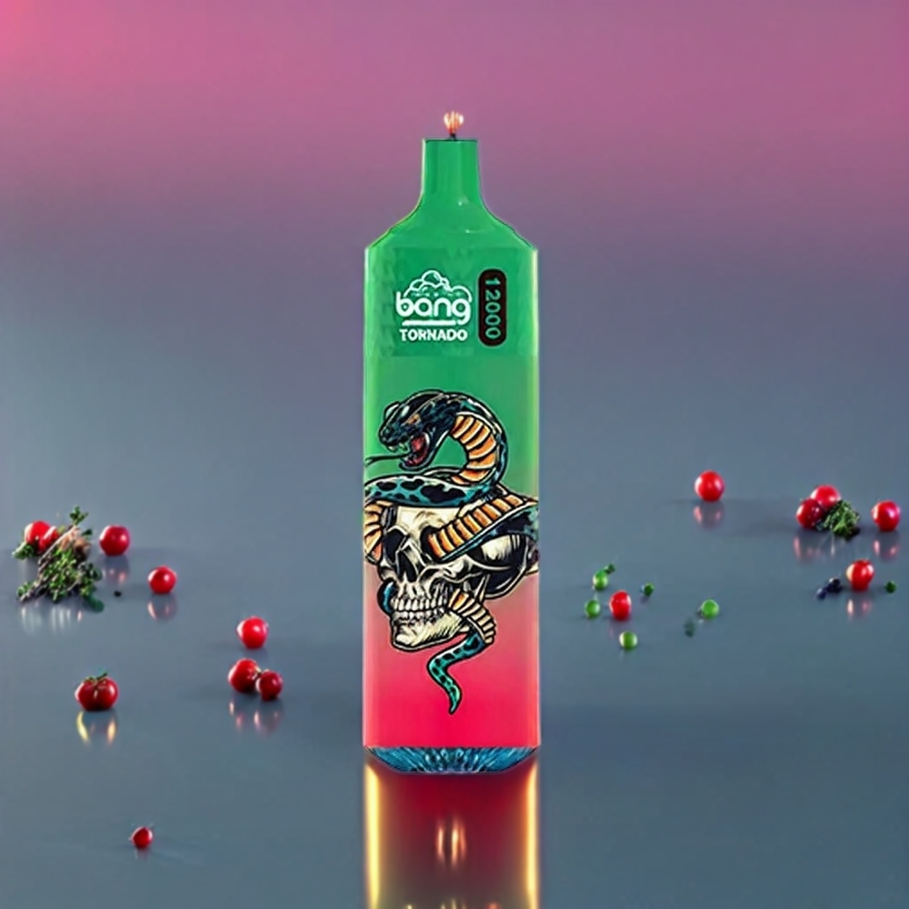 Bang Tornado 12000 Puffs Disposable Vape – 23mL E-Liquid, 650mAh Battery (0%-5% Nicotine) | Sour Apple Razberry | Australia Wholesale