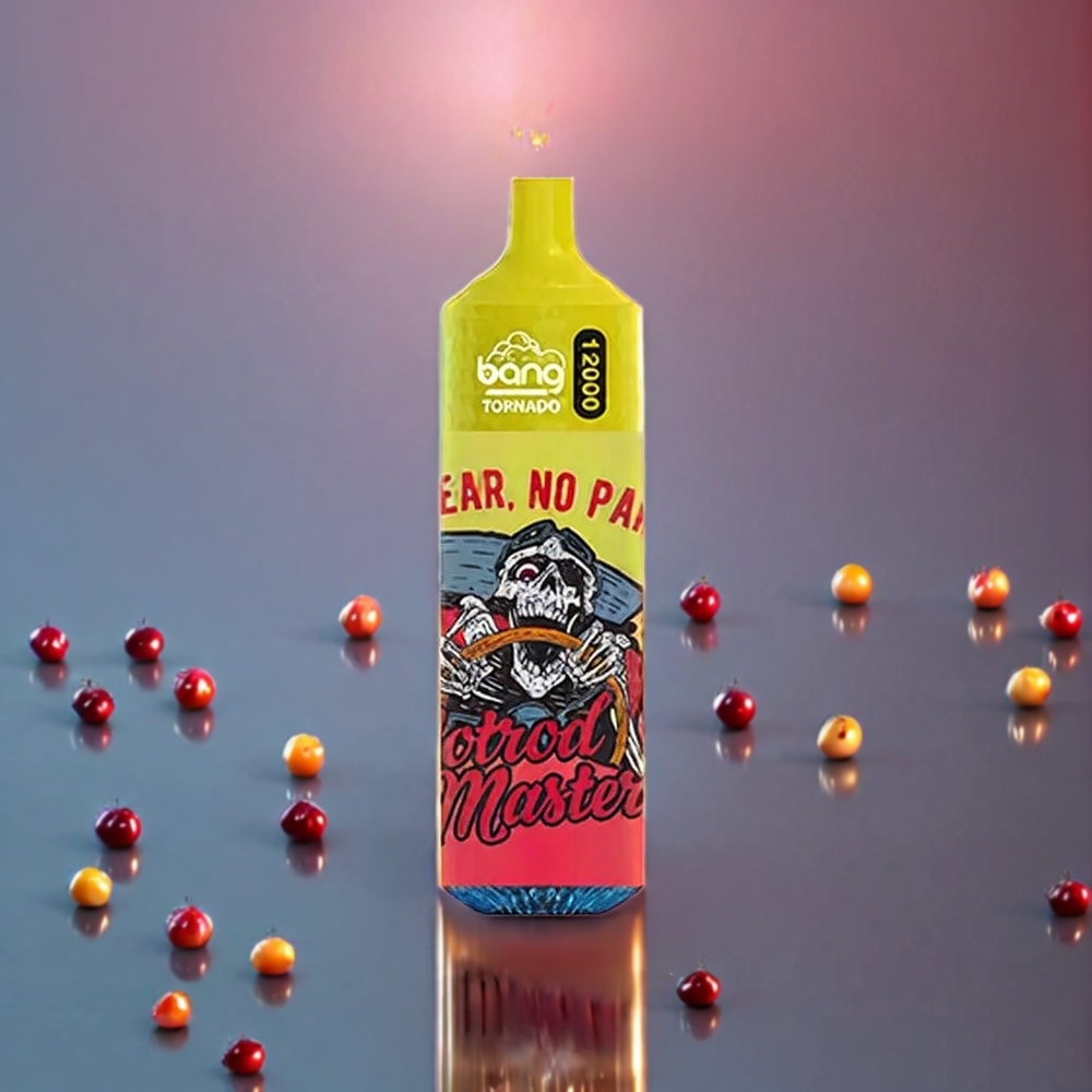 Bang Tornado 12000 Puffs Disposable Vape – 23ml E-Liquid, 650mAh Battery (0%-5% Nicotine) | Cherry Peach Lemonade | Australia Wholesale