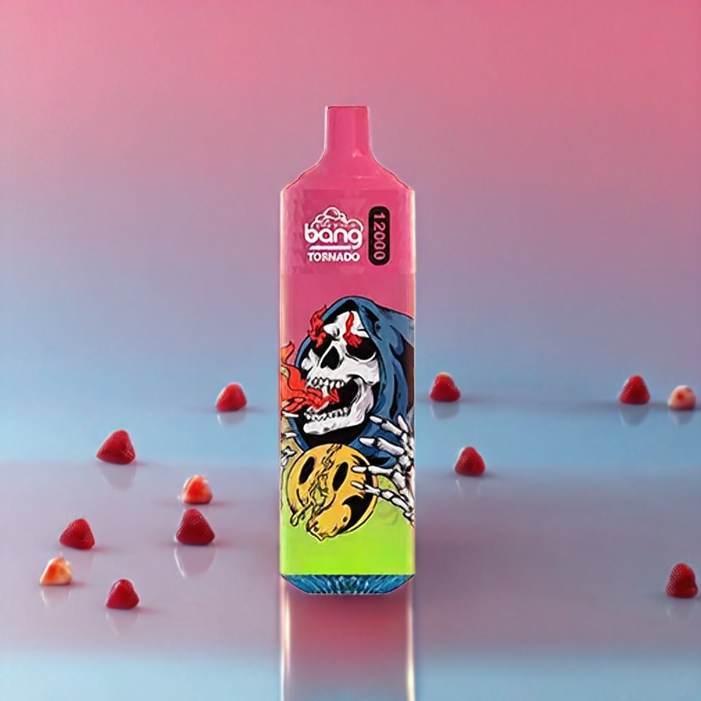 Bang Tornado 12000 Puffs Disposable Vape – 23ml E-Liquid, 650mAh Battery, Strawberry Ice Cream | Australia Wholesale
