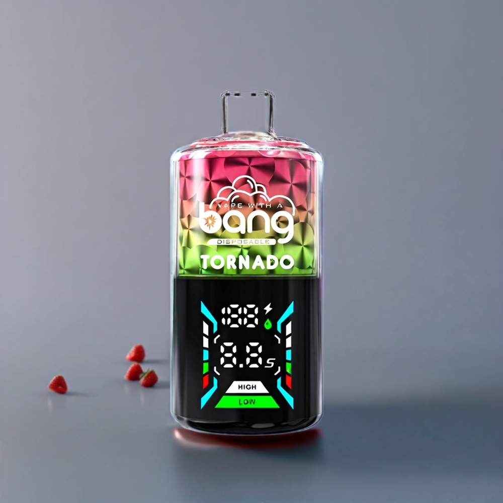 Australia Wholesale Bang Tornado 40000 Puffs Disposable Vape – 40mL E-liquid, 850mAh Battery (Strawberry Kiwi, 0%-5% Nicotine)