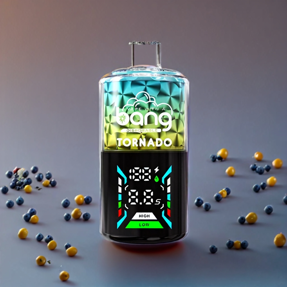 Bang Tornado 40000 Puffs Disposable Vape – 40ml E-liquid, 850mAh Battery, 0%-5% Nicotine (Blueberry Lemon) – Australia Wholesale