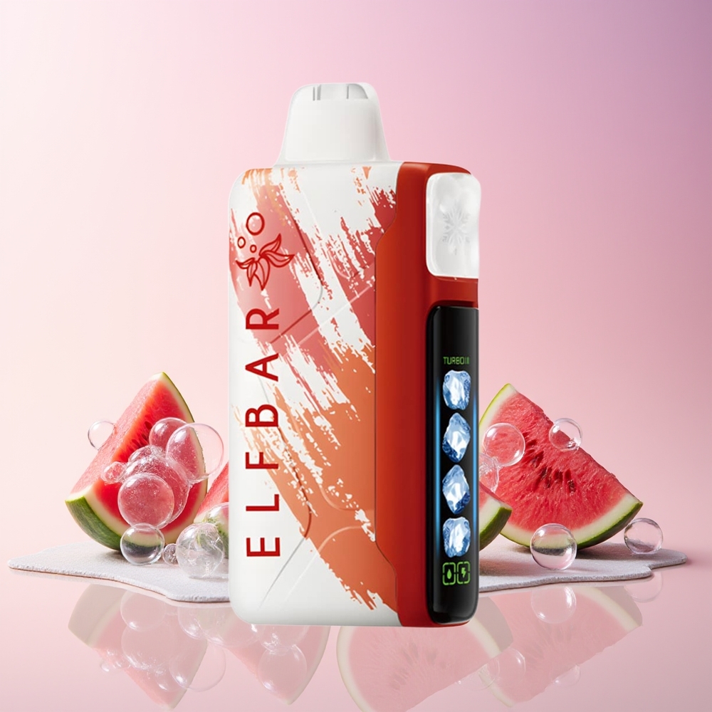 Elf Bar Ice King 40000 Puffs Disposable Vape – 20mL 5% Nicotine, Rechargeable, Adjustable Cooling – Australia Wholesale (Watermelon Ice)