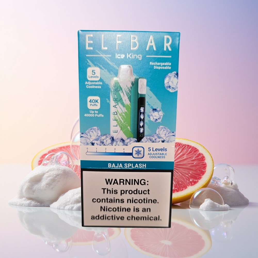 Elf Bar Ice King 40000 Puffs Disposable Vape – 20mL E-Liquid, Rechargeable Battery, Adjustable Cooling | Australia Wholesale