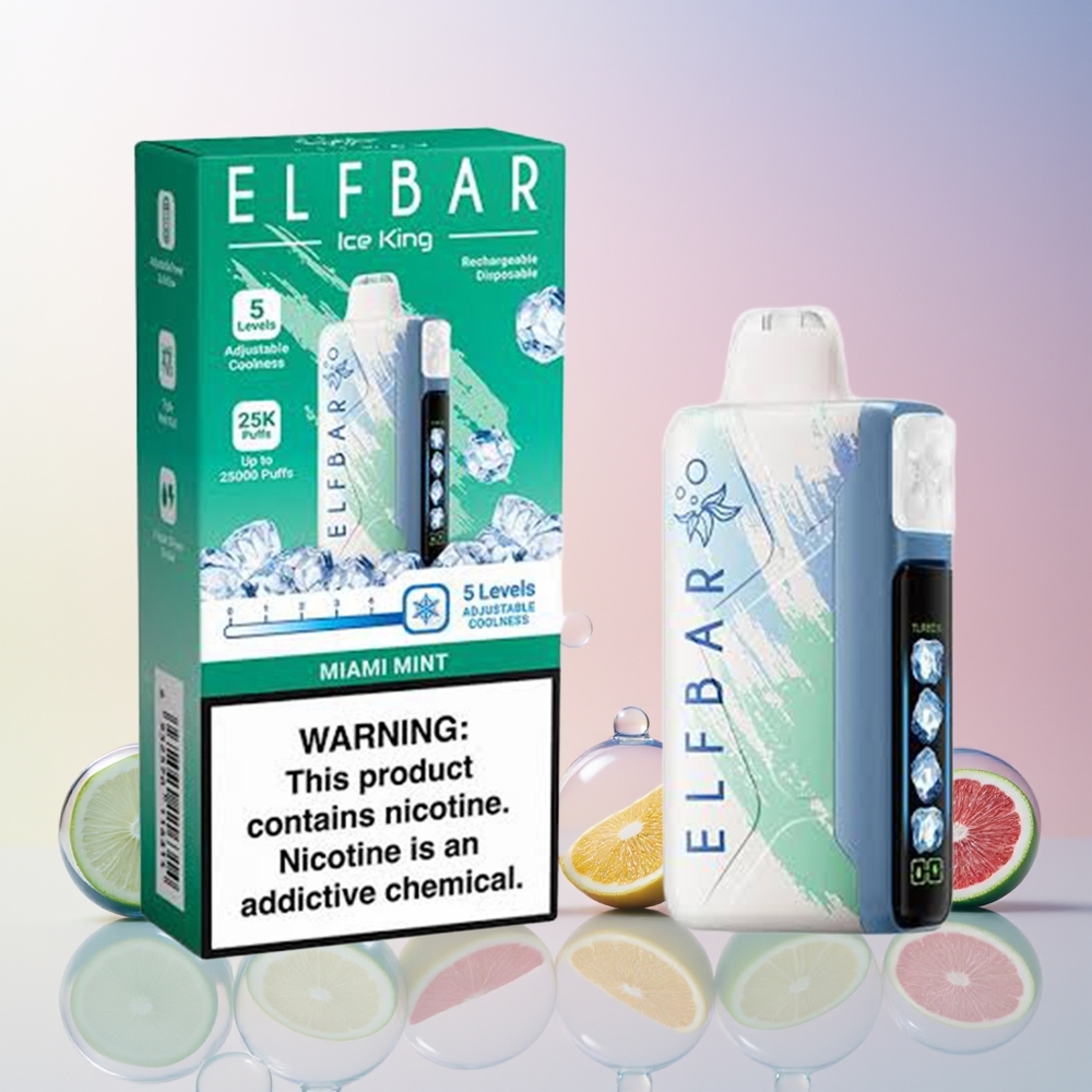 Elf Bar Ice King 40000 Puffs Disposable Vape – 20ml E-Liquid, 5% Nicotine, Rechargeable (Australia Wholesale)