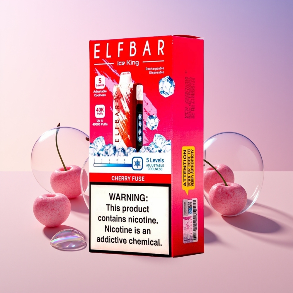 Elf Bar Ice King 40000 Puffs Disposable Vape – Rechargeable, 5% Nicotine, Adjustable Cooling (Australia Wholesale)