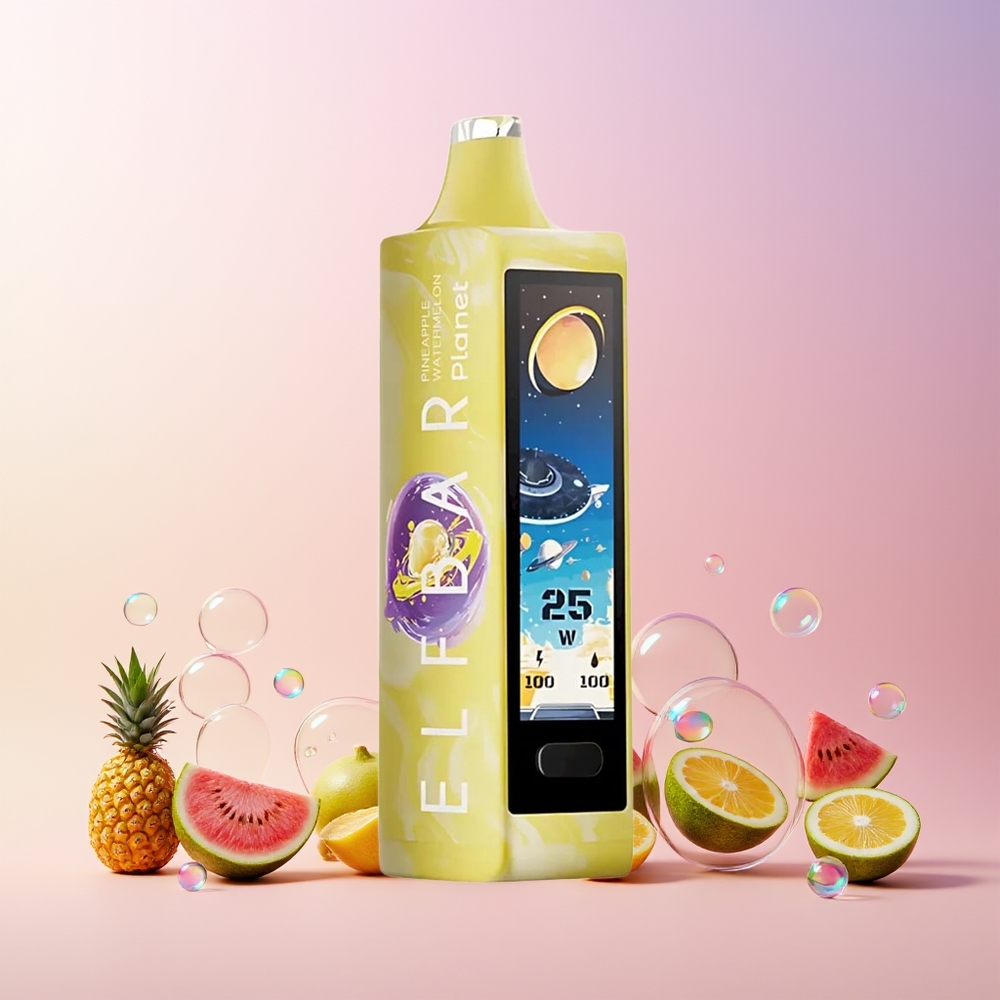Australia Wholesale Elf Bar Planet 25000 Puffs Disposable Vape - 50mg, 18ml, Rechargeable (Pineapple Watermelon)