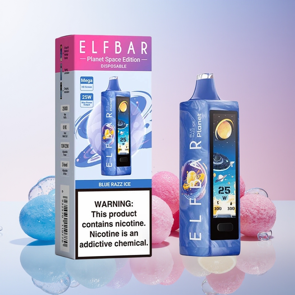 Elf Bar Planet 25000 Puffs Disposable Vape – 18mL 5% Nicotine, Mesh Coil, Rechargeable (Australia Wholesale)