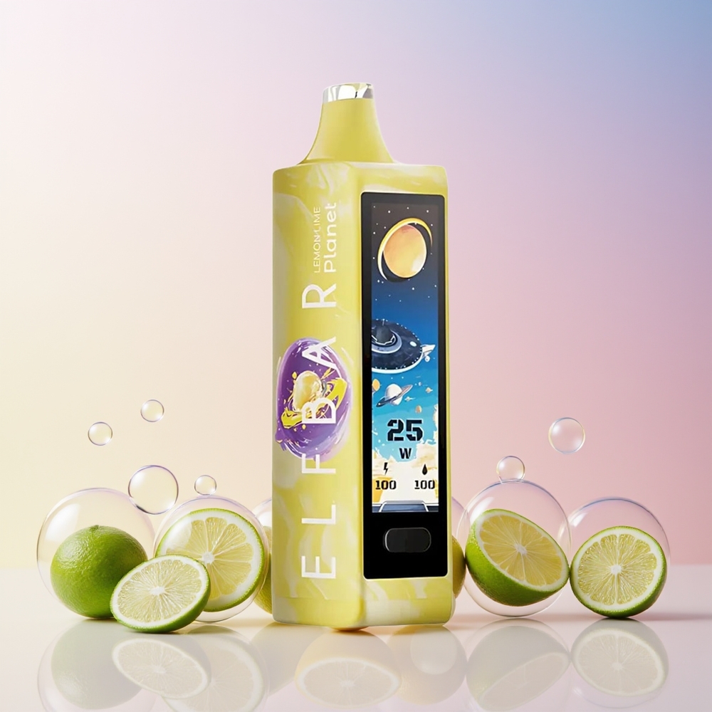 Elf Bar Planet 25000 Puffs Disposable Vape – 18ml E-liquid, 5% Nicotine, Rechargeable (Australia Wholesale) – Lemon Lime