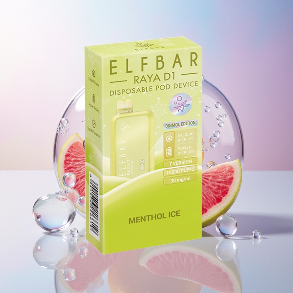 Elf Bar Raya D1 Australia Wholesale 13000 Puffs 18ml 5% Disposable Vape Menthol Ice