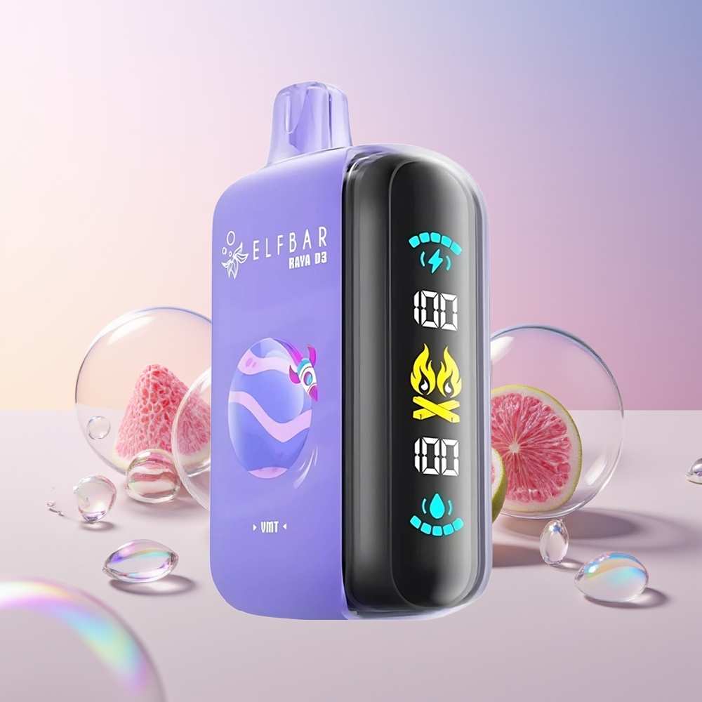 ELF BAR RAYA D3 25000 Puffs Disposable Vape – 23mL 5% Nicotine, Rechargeable 850mAh (Australia Wholesale) VMT