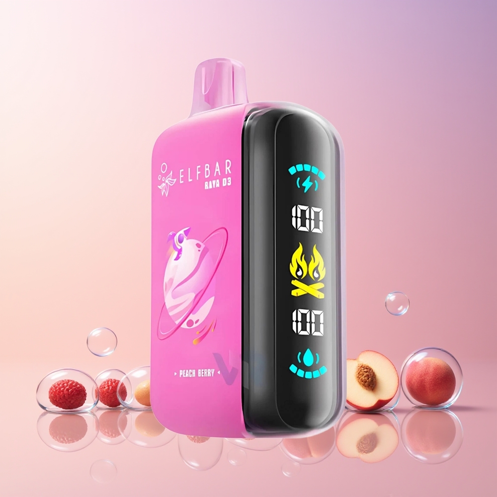 ELF BAR RAYA D3 25000 Puffs Disposable Vape – 23ml Pre-Filled, 5% Nicotine, Rechargeable (Australia Wholesale)