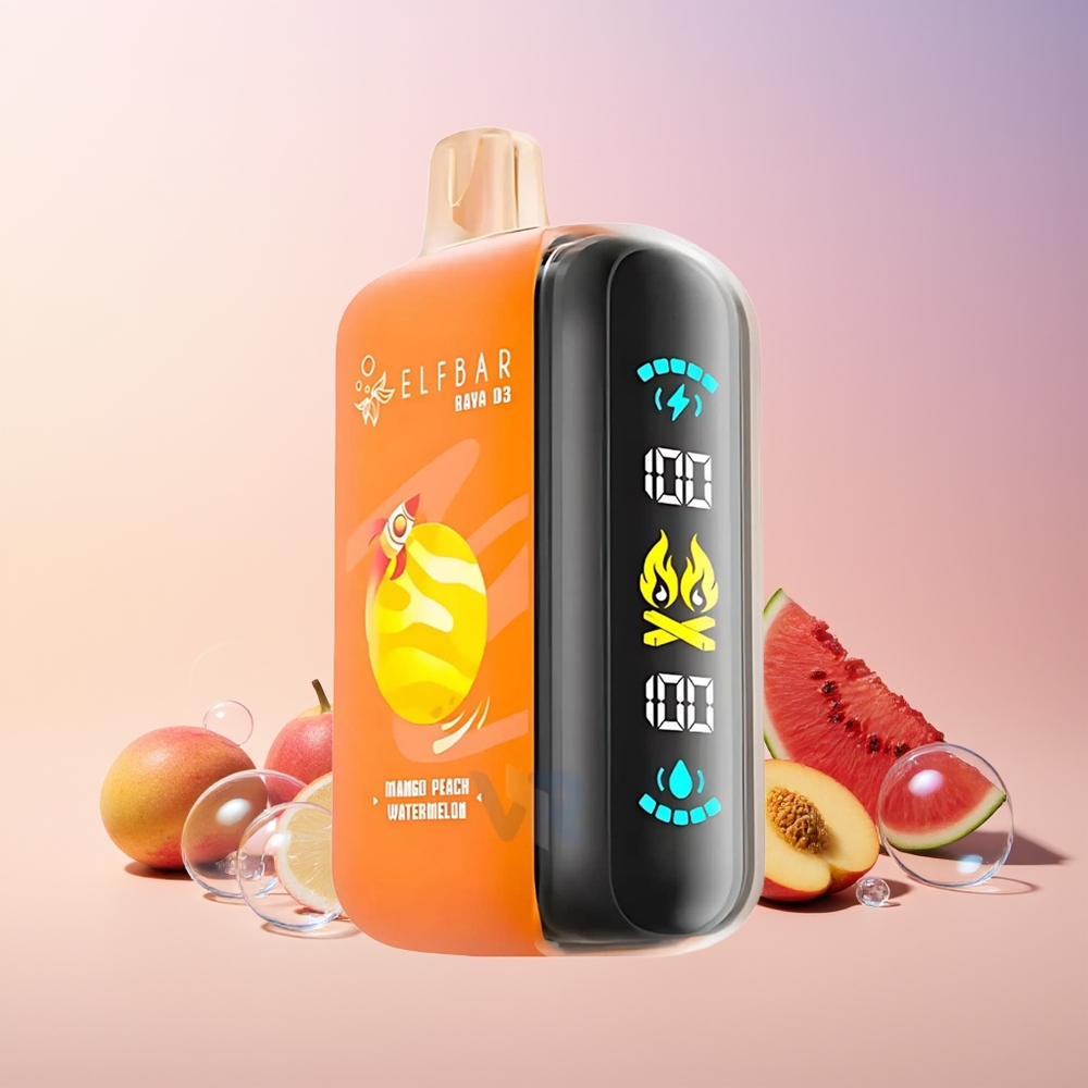 ELF BAR RAYA D3 25000 Puffs Disposable Vape – 23ml Pre-Filled, 5% Nicotine, Type-C Charging (Australia Wholesale)