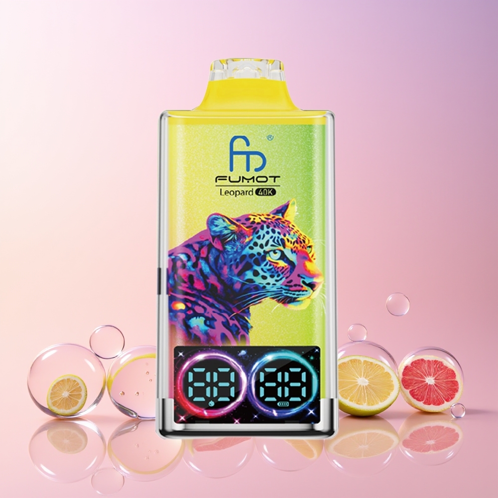 Fumot Leopard 40K Puffs Disposable Vape – 700mAh Battery, Dual Mesh, Type-C Charging | Australia Wholesale (Pink Lemonade, 0%-5% Nicotine)
