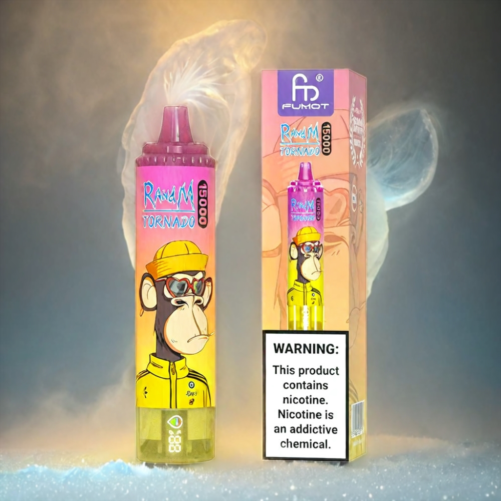 Fumot RandM Tornado 15000 Puffs Vape Banana Ice Fumot RandM Tornado 15000 Puffs - Australia Wholesale