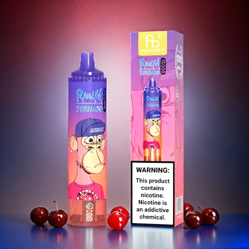 Fumot RandM Tornado 15000 Puffs Vape (Blueberry Cherry Cranberry) Fumot RandM Tornado 15000 Puffs Vape (Australia Wholesale)