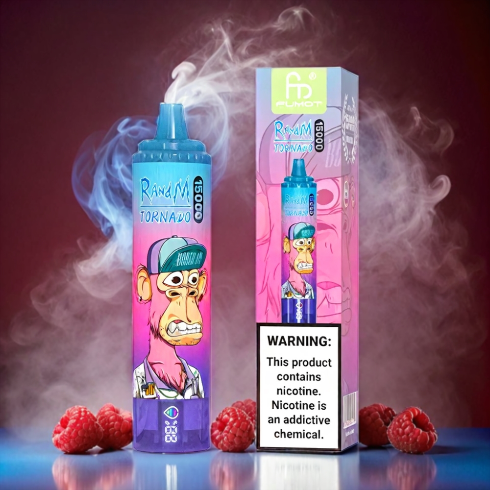 Fumot RandM Tornado 15000 Puffs Vape Blueberry Raspberry, Fumot RandM Tornado 15000 Puffs - Australia Wholesale