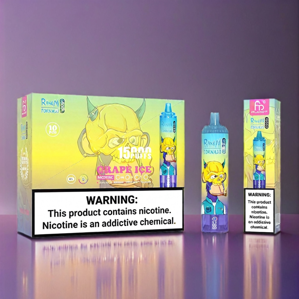 Fumot RandM Tornado 15000 Puffs Vape Grape Ice Fumot RandM Tornado 15000 Puffs - Australia Wholesale