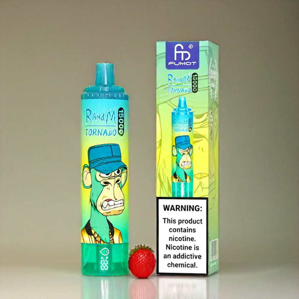 Fumot RandM Tornado 15000 Puffs Vape - Kiwi Passion Fruit Guava Fumot RandM Tornado 15000 Puffs - Australia Wholesale