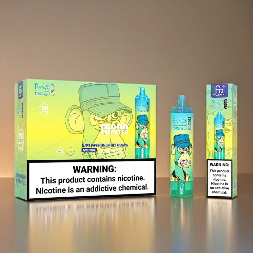 Fumot RandM Tornado 15000 Puffs Vape - Kiwi Passion Fruit Guava
Fumot RandM Tornado 15000 Puffs - Australia Wholesale
