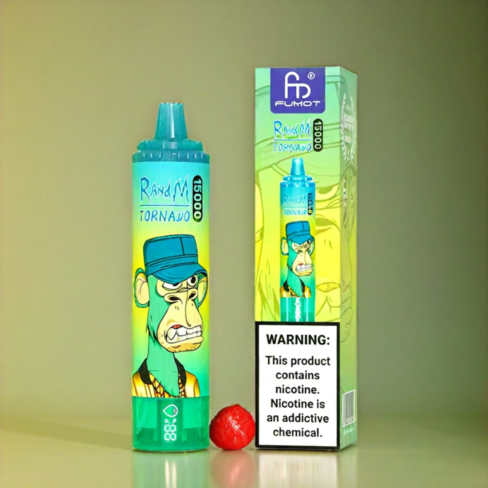 Fumot RandM Tornado 15000 Puffs Vape - Kiwi Passionfruit Guava Fumot RandM Tornado 15000 Puffs - Australia Wholesale