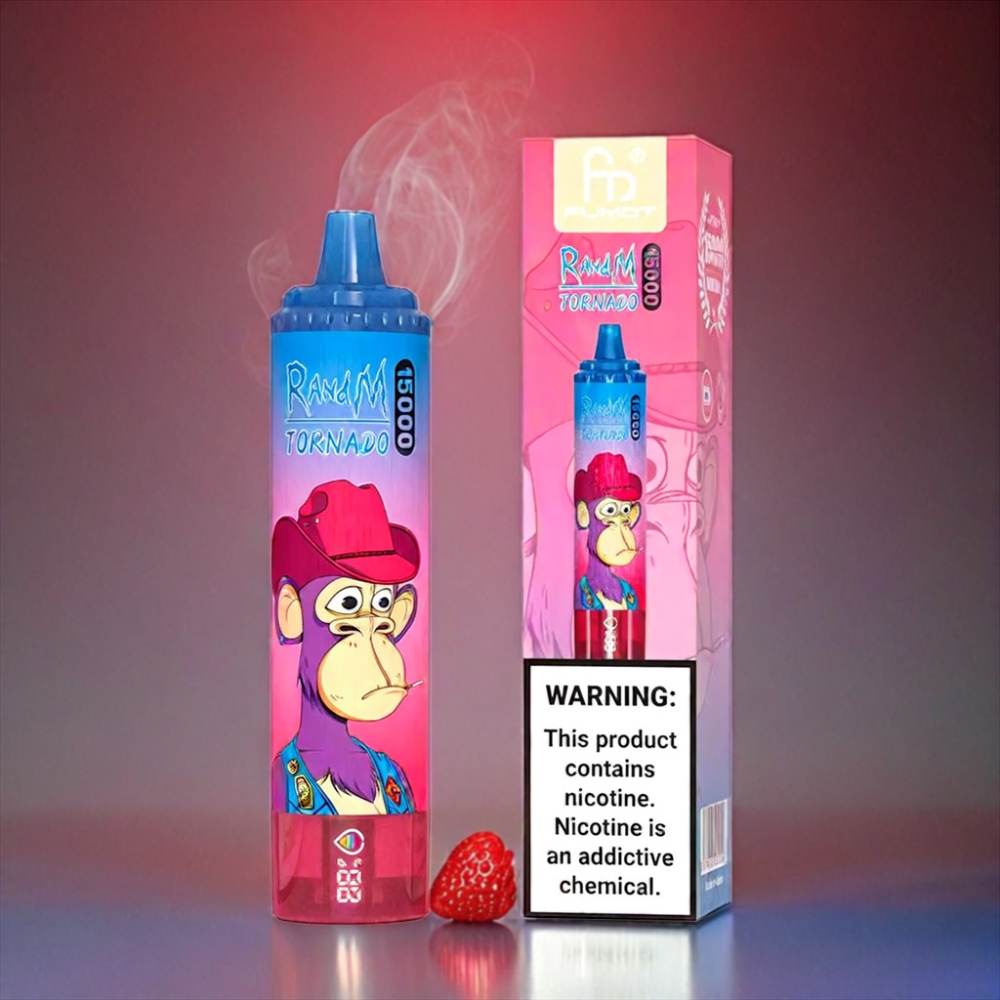 Fumot RandM Tornado 15000 Puffs Vape - Mixed Berry & H1