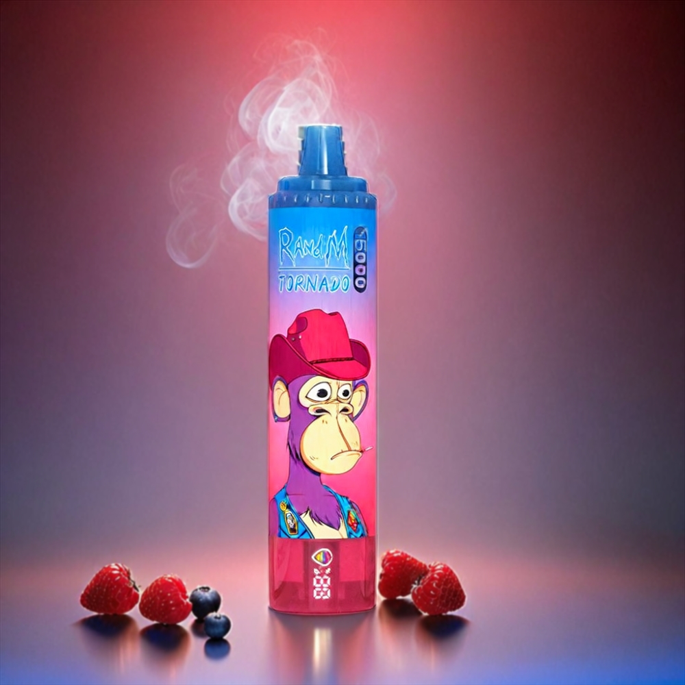 Fumot RandM Tornado 15000 Puffs Vape - Mixed Berry & H1