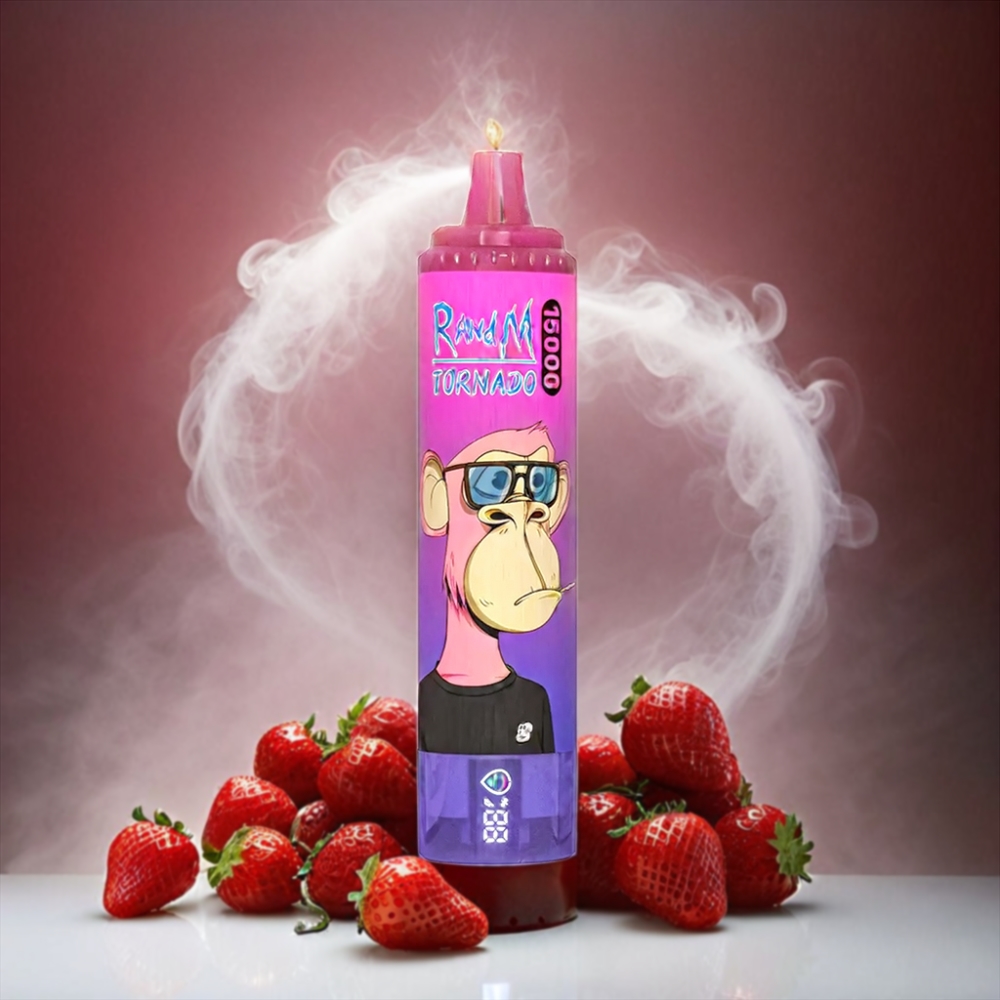 Fumot RandM Tornado 15000 Puffs Vape Strawberry Grape, Fumot RandM Tornado 15000 Puffs - Australia Wholesale
