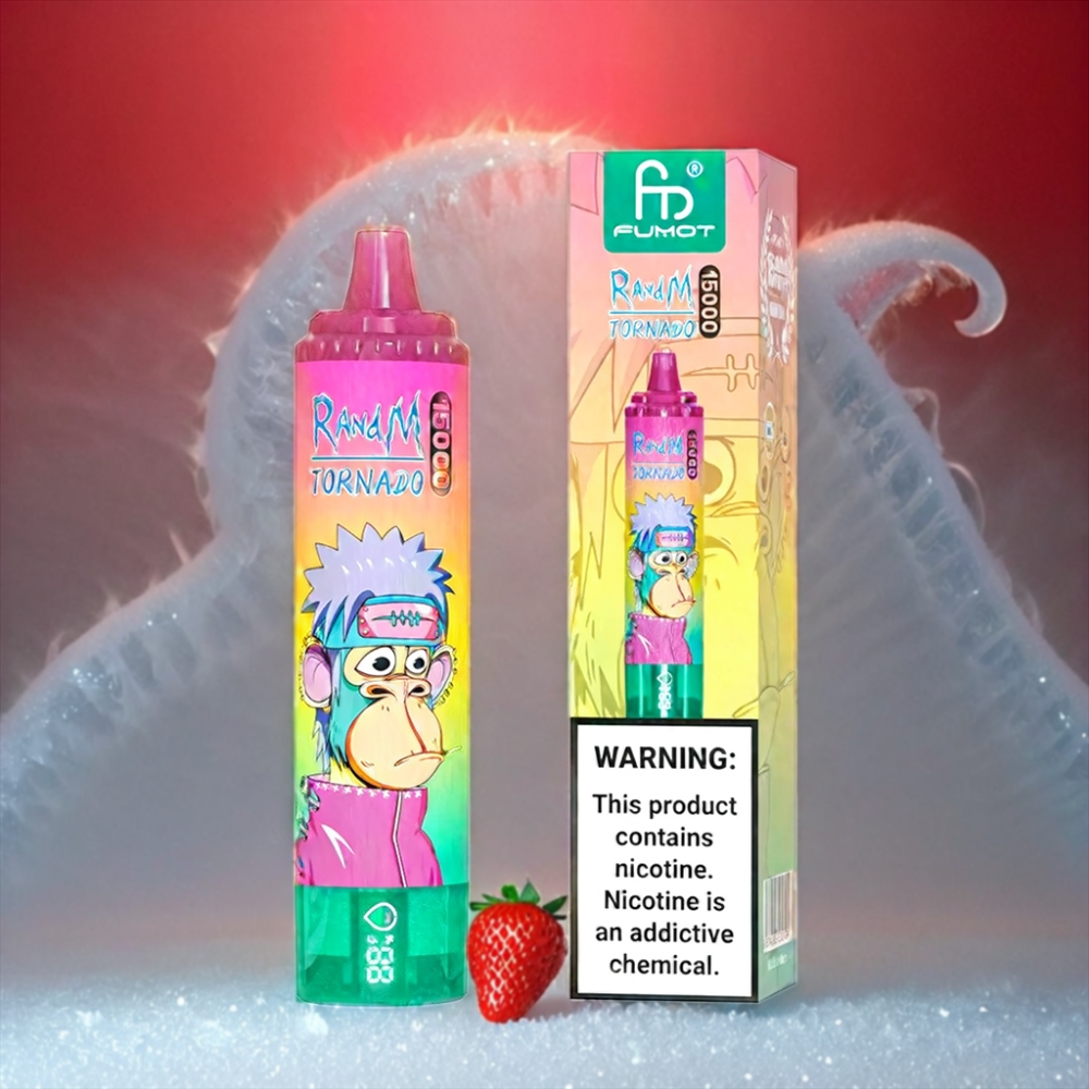 Fumot RandM Tornado 15000 Puffs Vape Strawberry Ice Fumot RandM Tornado 15000 Puffs - Australia Wholesale