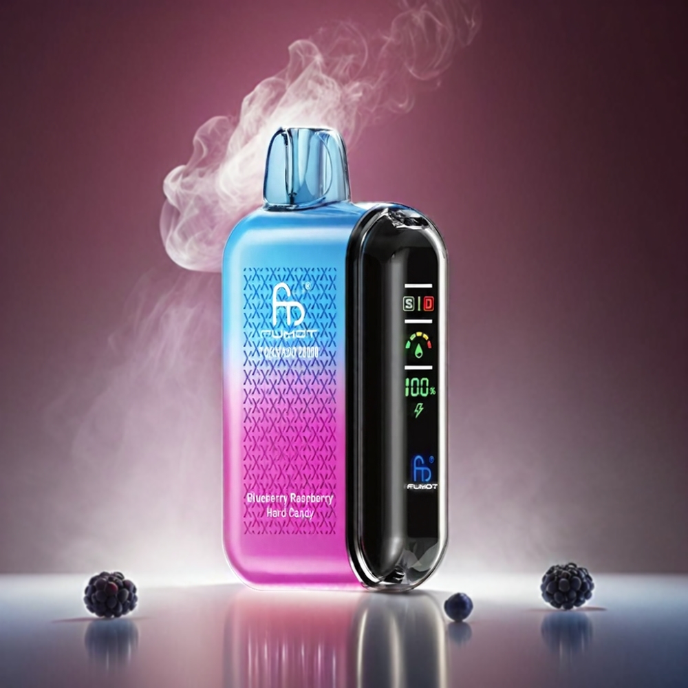 Fumot Tornado 20000 Puffs Vape - Blueberry Raspberry Hard Candy