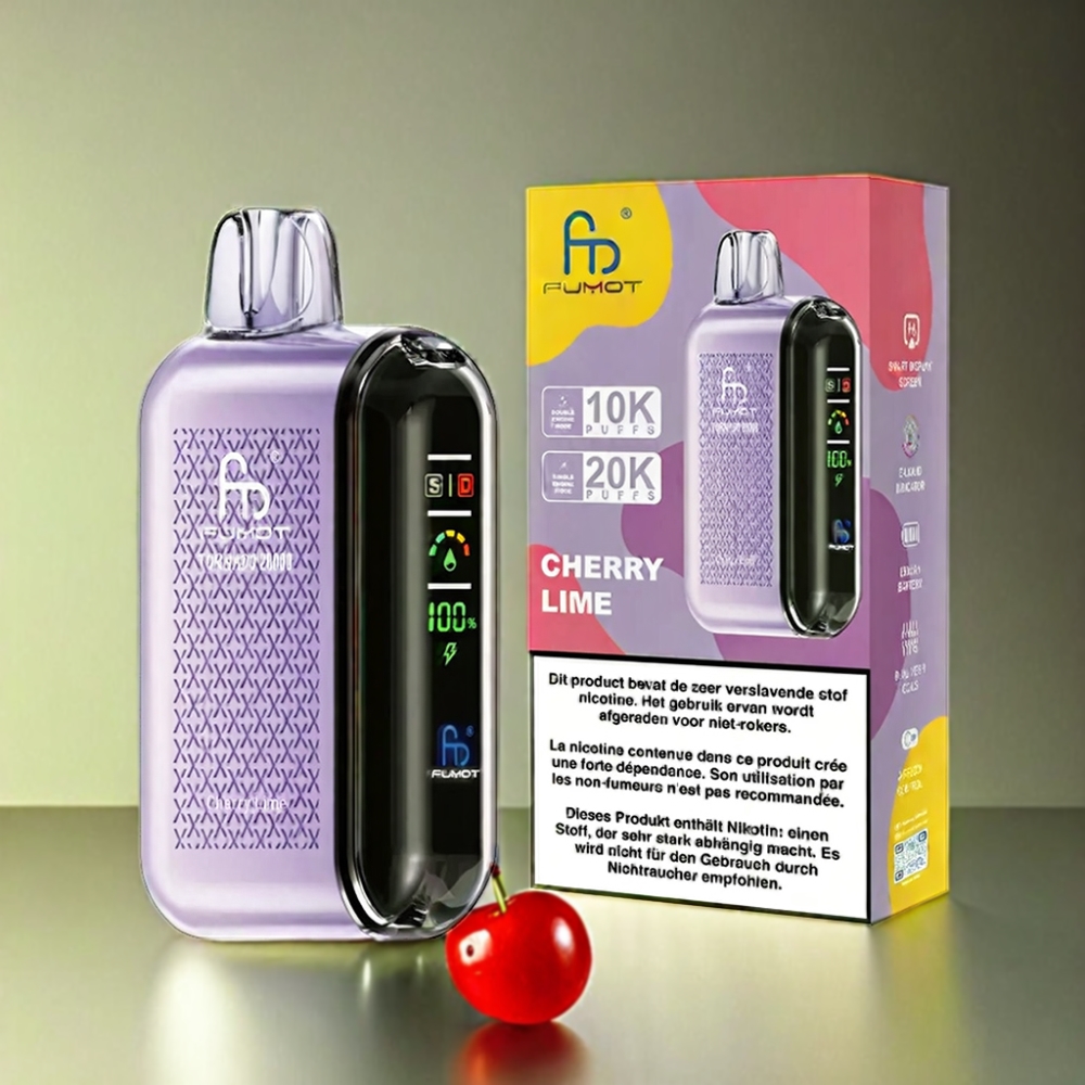 Fumot Tornado 20000 Puffs Vape - Cherry Lime