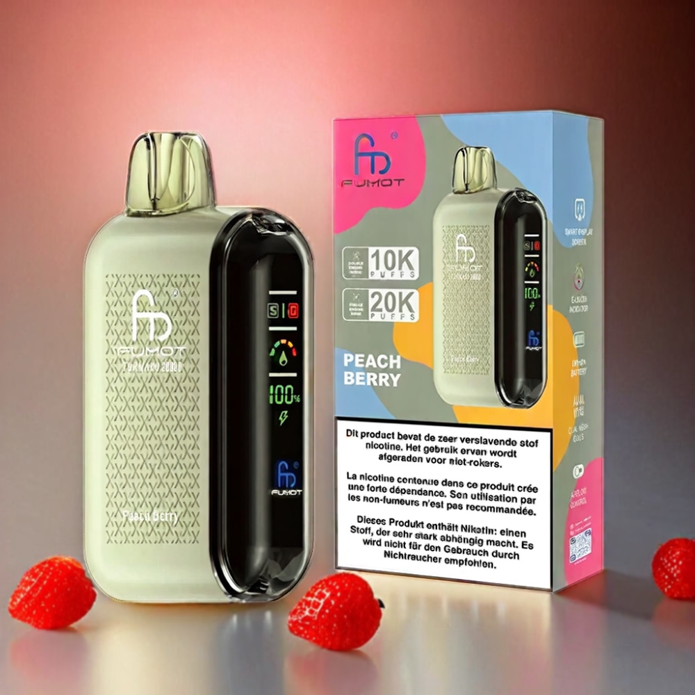 Fumot Tornado 20000 Puffs Vape - Peach Berry