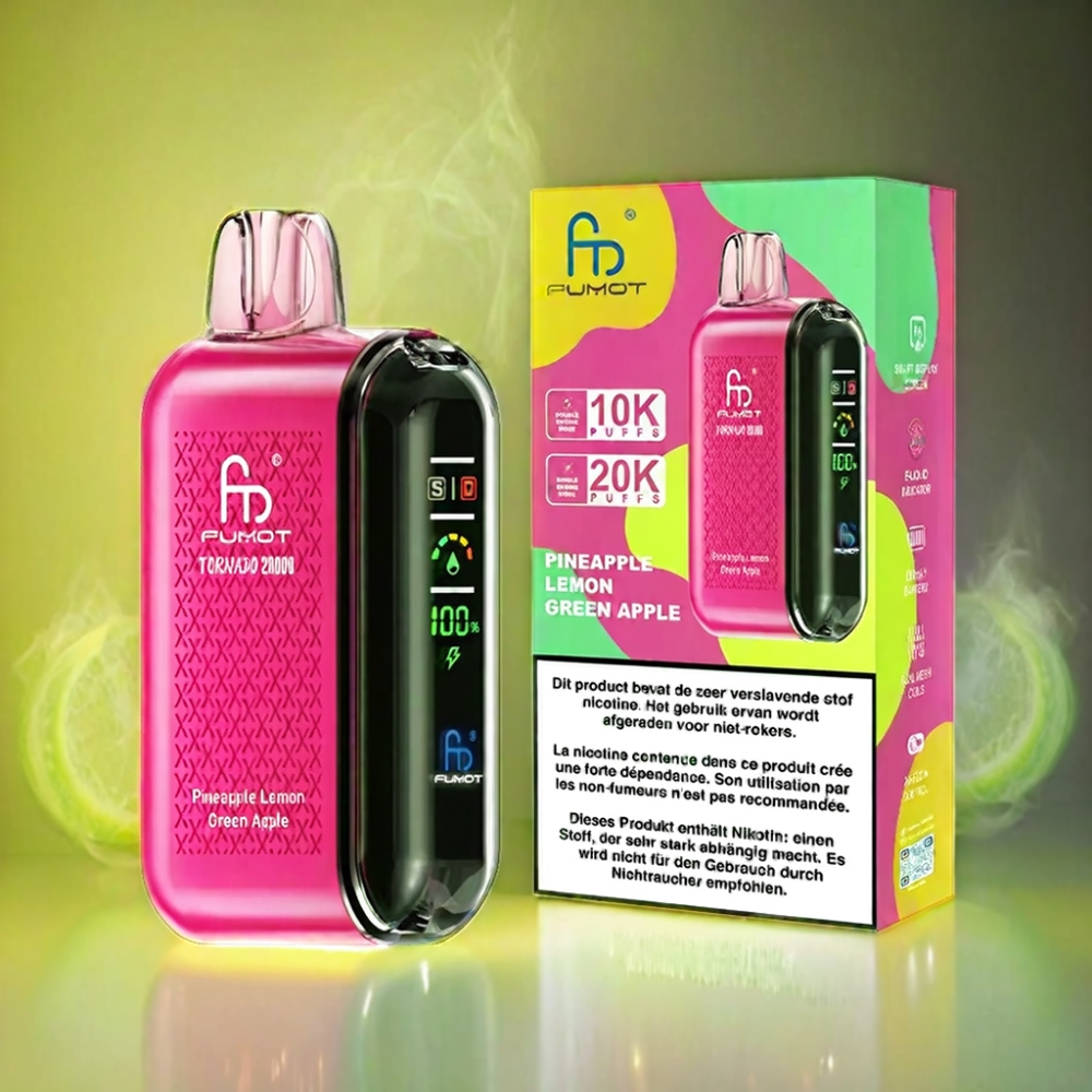 Fumot Tornado 20000 Puffs Vape - Pineapple Lemon Green Apple