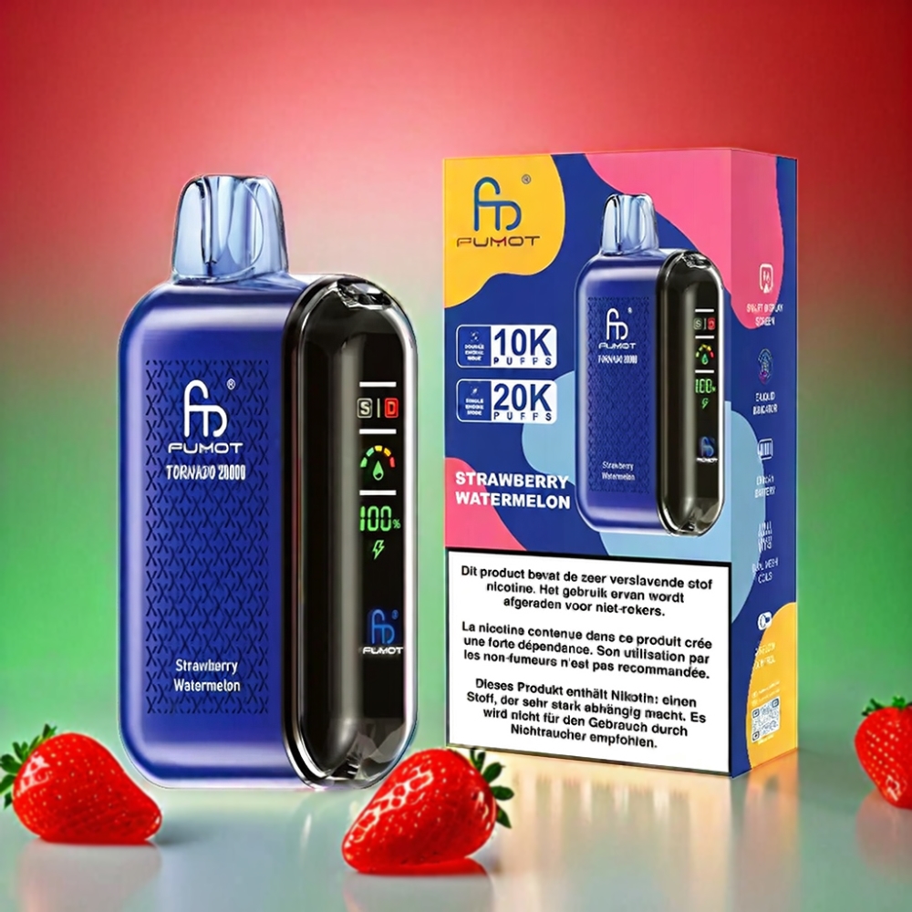 Fumot Tornado 20000 Puffs Vape - Strawberry Watermelon