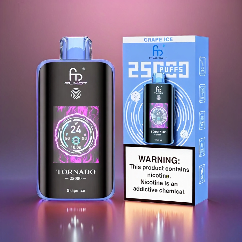 Fumot Tornado 25000 Puffs Grape Ice Vape