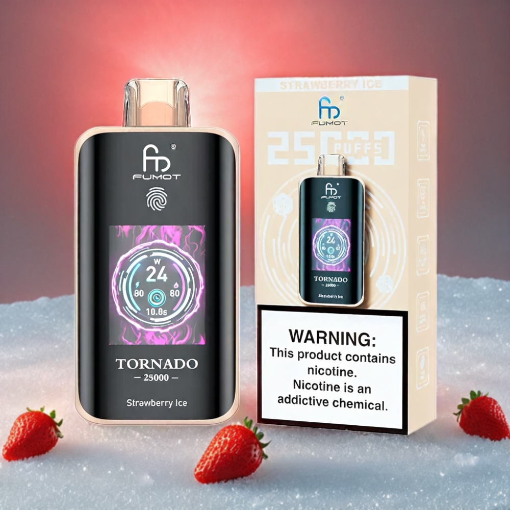 Fumot Tornado 25000 Puffs Strawberry Ice Vape