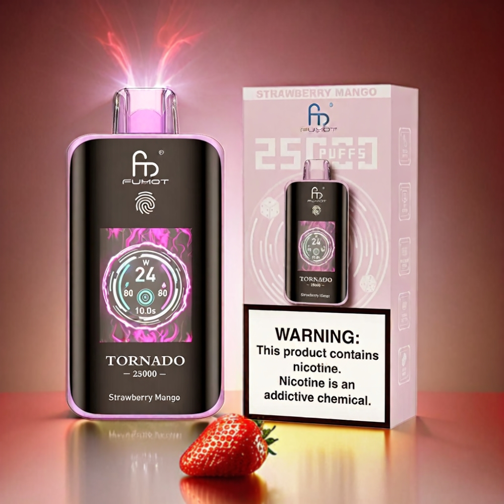 Fumot Tornado 25000 Puffs Strawberry Mango Vape