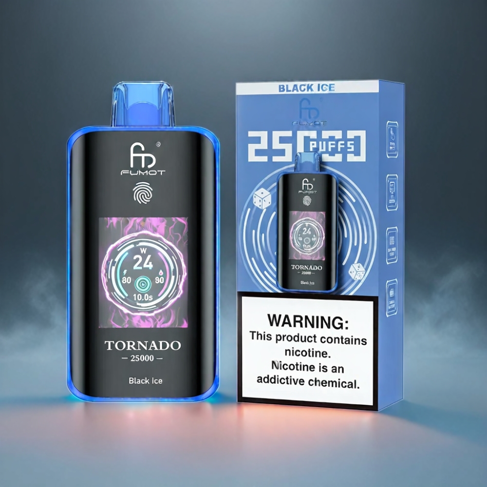 Fumot Tornado 25000 Puffs Vape - Black Ice